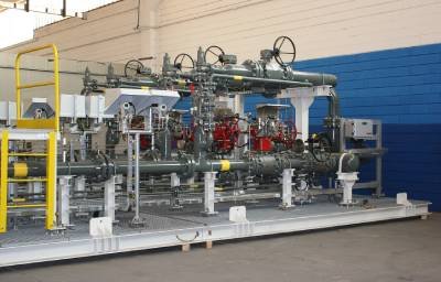 Precision skid fabricated by G. R. Engineering